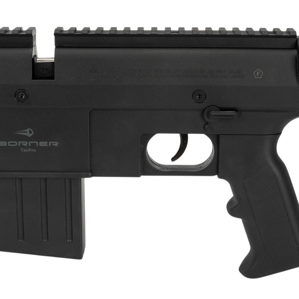 Винтовка пневматическая Borner PCP TacPro cal. 6,35 мм, 3Дж. (пластик черный). Фото №4