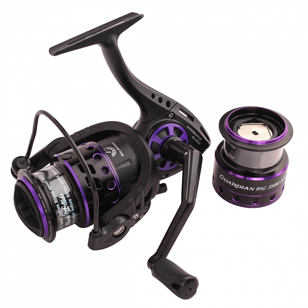 Катушка безынерционная фидерная Black Side Guardian Feeder 3500FD (7+1 подшипник). Фото №3