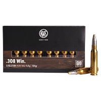 Патрон нарезной RWS калибр 308 WIN DN EVO 11,9 гр. (в пачке 20 шт.)