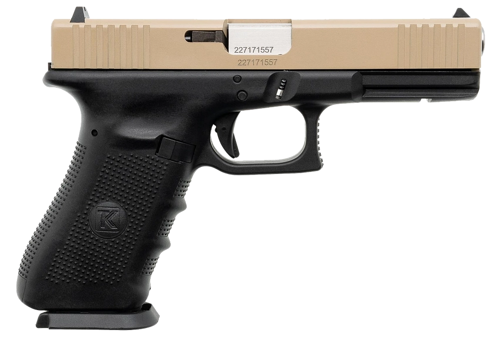 Пистолет ООП модели ТК717Т, калибр 10*28 (Cerakote Desert). Фото №2