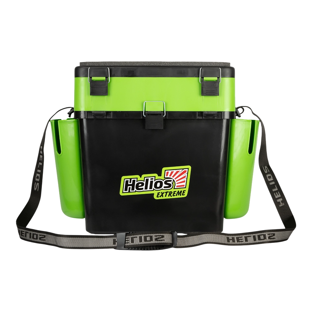 Ящик зимний "FishBox" односекционный (19л) зеленый Helios. Фото №1 Ящик зимний "FishBox" односекционный (19л) зеленый Helios. Фото №1