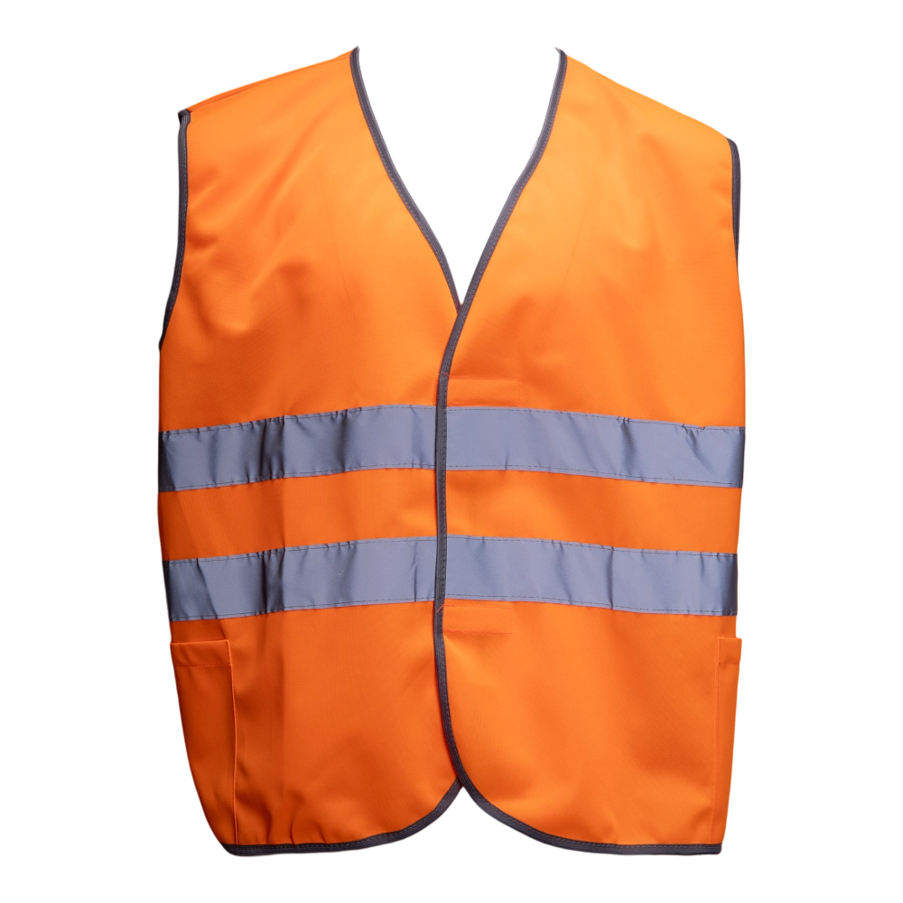 Жилет сигнальный тип 1 Трикотажное полотно р-р 64-66 рост 3-4 Оранжевый. Фото №1