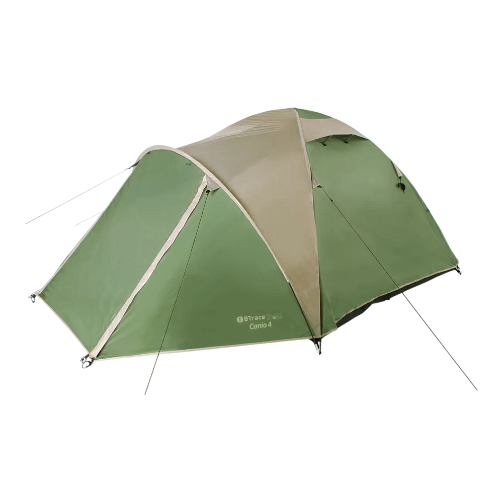 Палатка BTrace Canio 4 (Зеленый/Бежевый). Фото №2