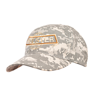 Бейсболка Горизонт с вышивкой / смесовая ткань / цифра серый р. 59-60 (Хольстер)