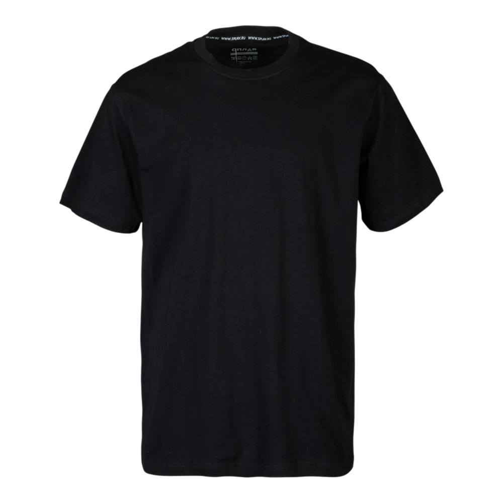 Футболка Сплав черная (58). Фото №1