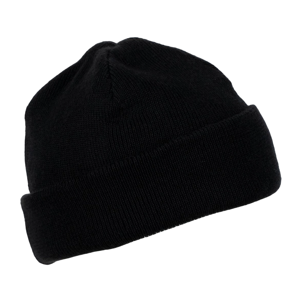 Шапка "Спортивная" (п/шерсть, черный) (58-59) (Хольстер). Фото №3