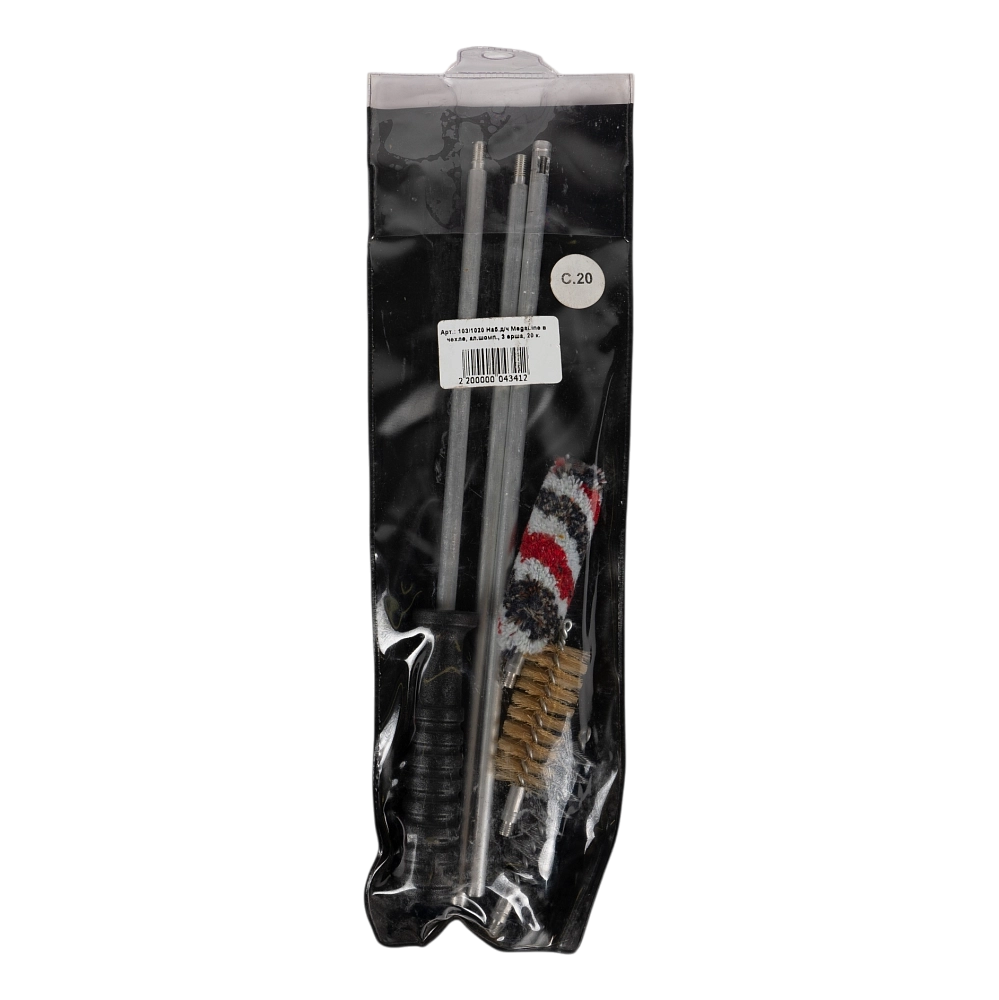 Наб.д/ч MegaLine 20 к в чехле, ал.шомп., 3 ерша,.. Фото №2