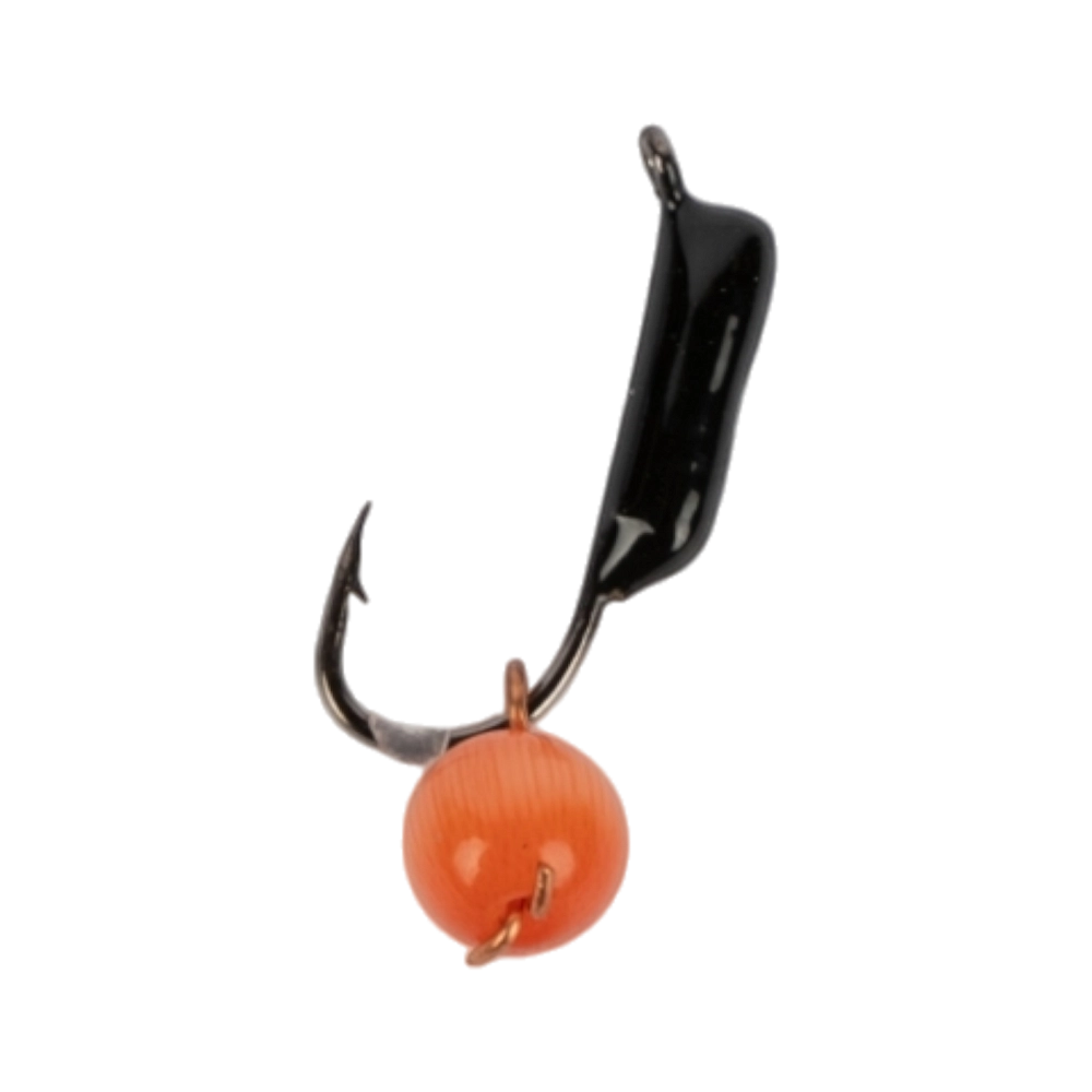 Мормышка вольфрамовая "Кошачий глаз" подвес d1.5 красный (10шт). Фото №2