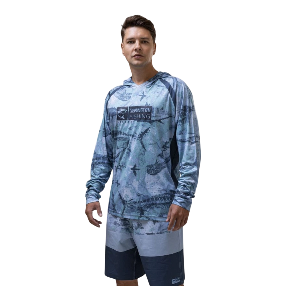 Футболка (джерси)  Remington Fishing Вreeze Вlue р. 3XL. Фото №1