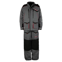 Костюм Huntsman Siberia цвет Серый/Черный ткань Breathable р. 52-54/182-188