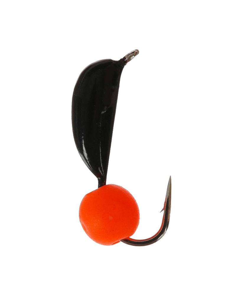 Мормышка вольфрамовая Trye Weight черная "Гвоздешарик" d1,5мм ядреный глаз, оранжевый неон (10шт). Фото №2 Мормышка вольфрамовая Trye Weight черная "Гвоздешарик" d1,5мм ядреный глаз, оранжевый неон (10шт). Фото №2