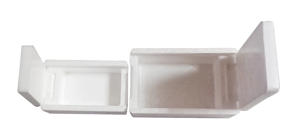 Мотыльница пенопластовая большая двухсекционная (Псков). Фото №2