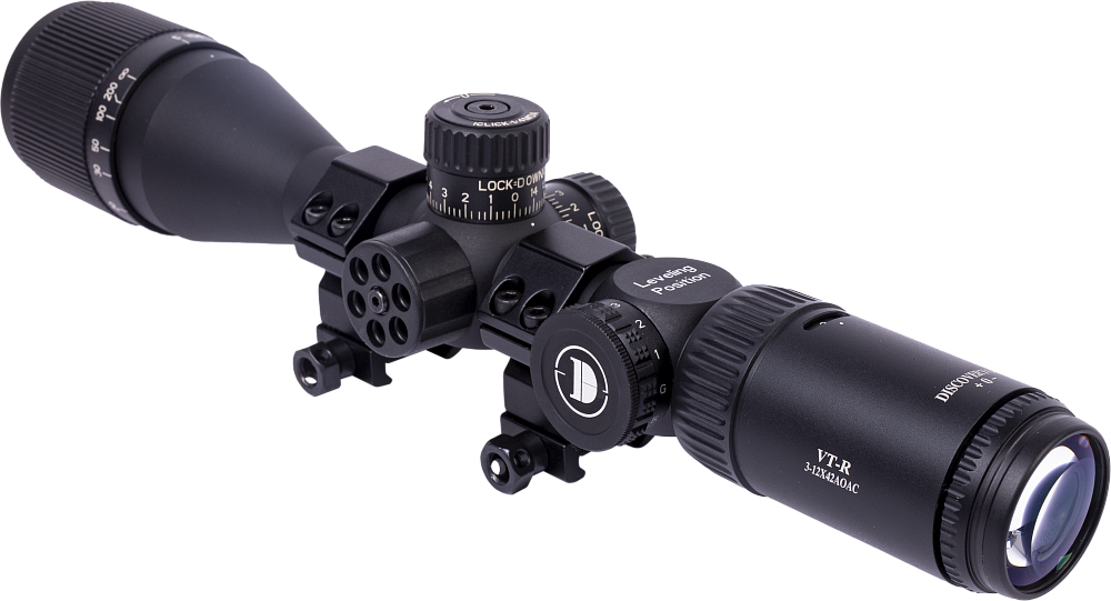 Прицел Discovery оптический VT-R 3-12X42AOAC 25.4мм кольца на weaver в комплекте. Фото №2 Прицел Discovery оптический VT-R 3-12X42AOAC 25.4мм кольца на weaver в комплекте. Фото №2