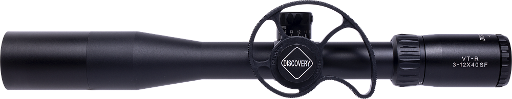 Прицел Discovery оптический VT-R 3-12X40SF (L&d) 30мм кольца на weaver в комплекте. Фото №5