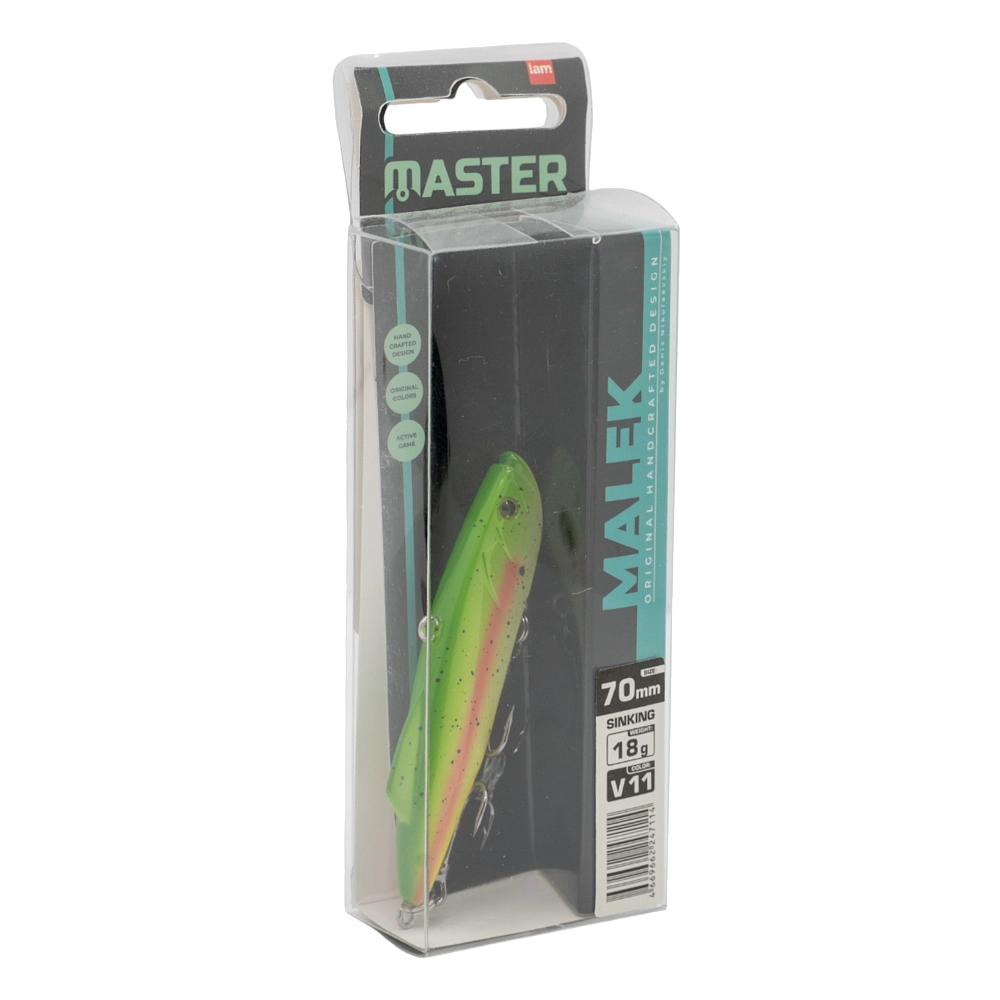 Воблер-раттлин IAM Master Malek, 70мм, 18гр, цвет (V11). Фото №2