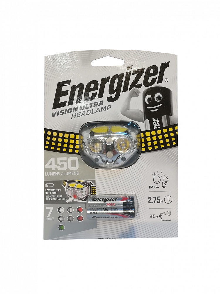 Фонарь налобный Energizer HL Vision Ultra HPE321 (LP39571). Фото №1