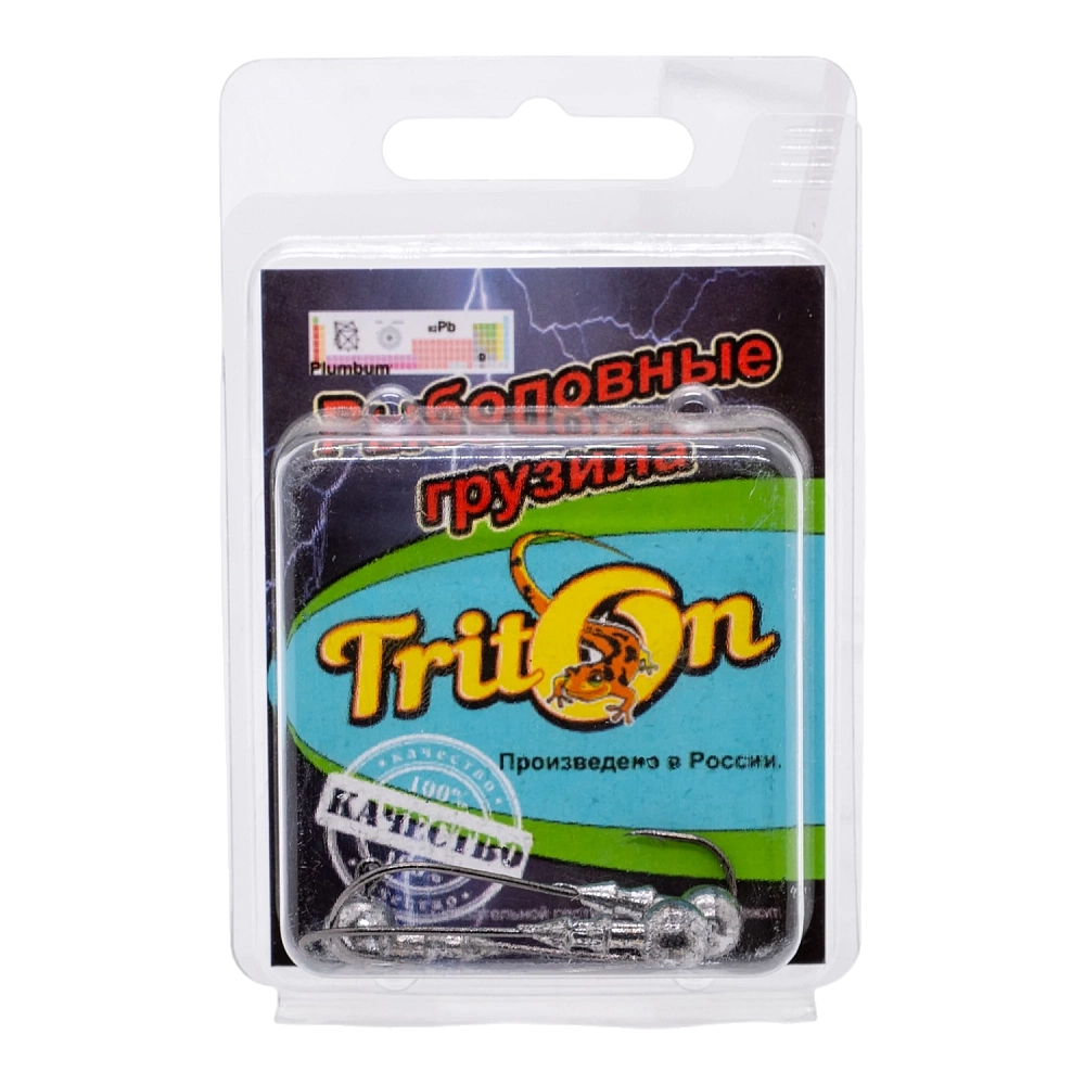 Джиг Головка Gamakatsu №3/0 никель 4гр TritOn (уп. 3шт). Фото №1