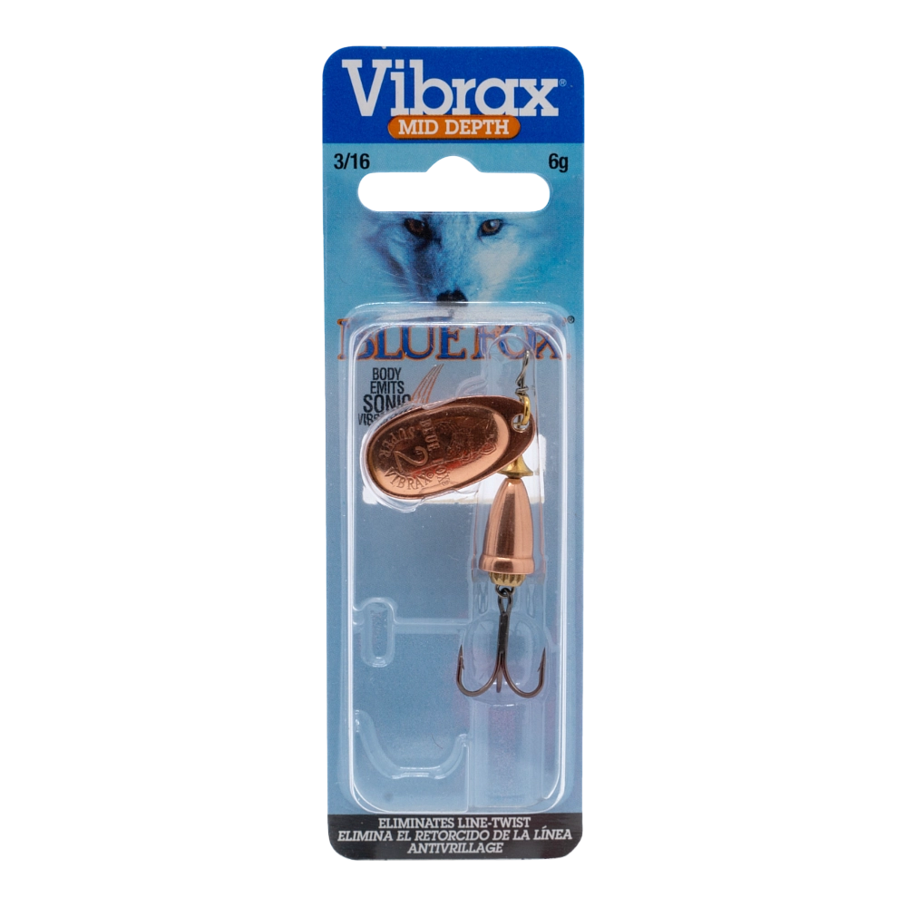Блесна вращающаяся Blue Fox Vibrax Original №2, 6гр, цвет (С) медь. Фото №1 Блесна вращающаяся Blue Fox Vibrax Original №2, 6гр, цвет (С) медь. Фото №1