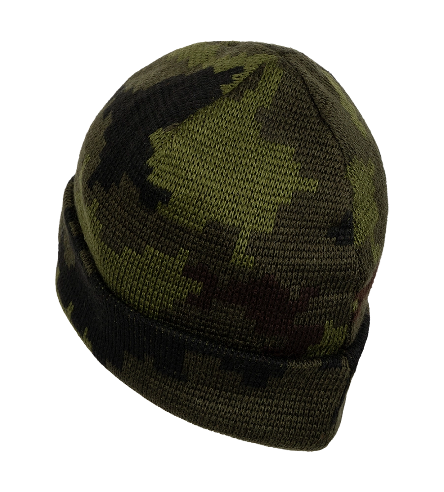 Шапка "Спортивная Тайга" (п/шерсть, зеленый) (58-59) (Хольстер). Фото №7