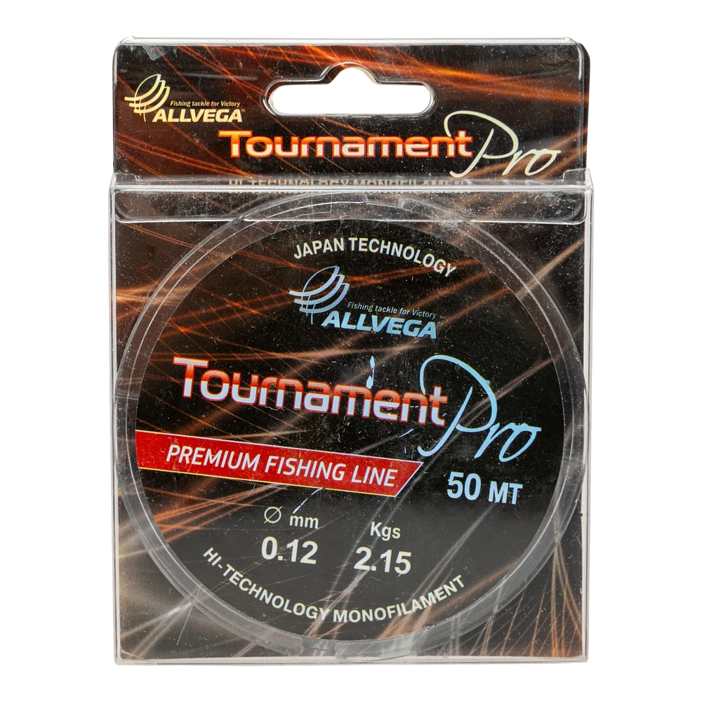 Леска ALLVEGA "Tournament pro" 0.12мм (50м) (2,15кг) (прозрачная) (TPRO5012). Фото №1 Леска ALLVEGA "Tournament pro" 0.12мм (50м) (2,15кг) (прозрачная) (TPRO5012). Фото №1