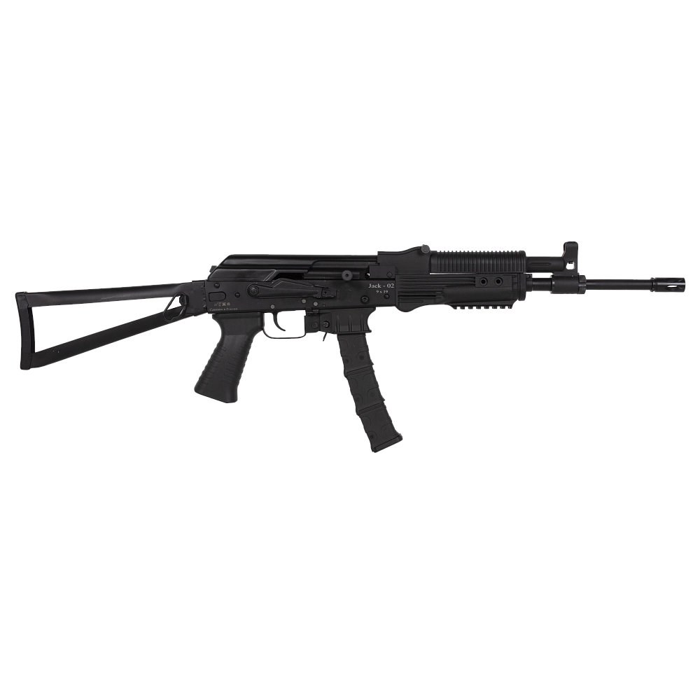 Карабин JACK-02 калибр 9*19 с боковой планкой. Фото №1