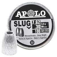 Пуля пневматическая APOLO SLUG 7.62 3,9 гр. (100 шт.)