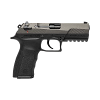 Пистолет АТА9 калибр 9*19 мм, Tungsten, вольфрамовый затвор, черная рамка