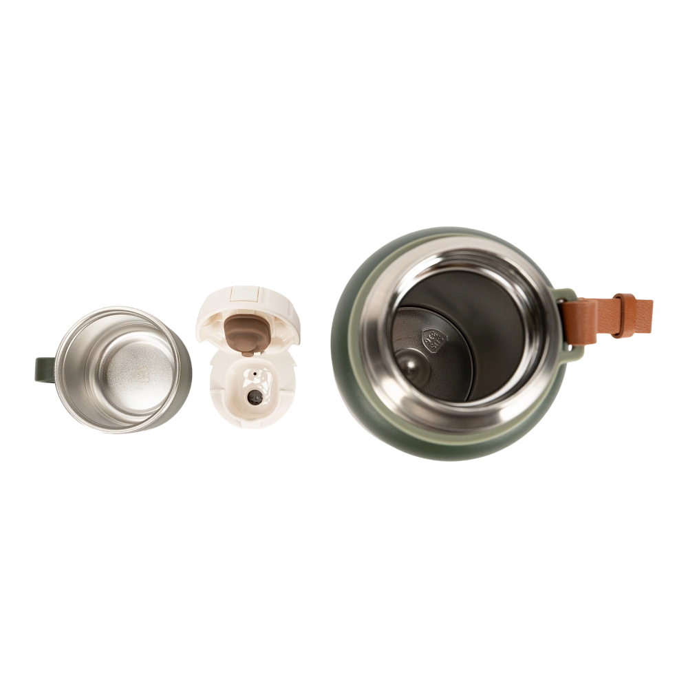 Термос (T-KD-7030-0.9) 900ML хаки (пробка-ситечко, крышка-кружка, ремешок) TONAR. Фото №4 Термос (T-KD-7030-0.9) 900ML хаки (пробка-ситечко, крышка-кружка, ремешок) TONAR. Фото №4