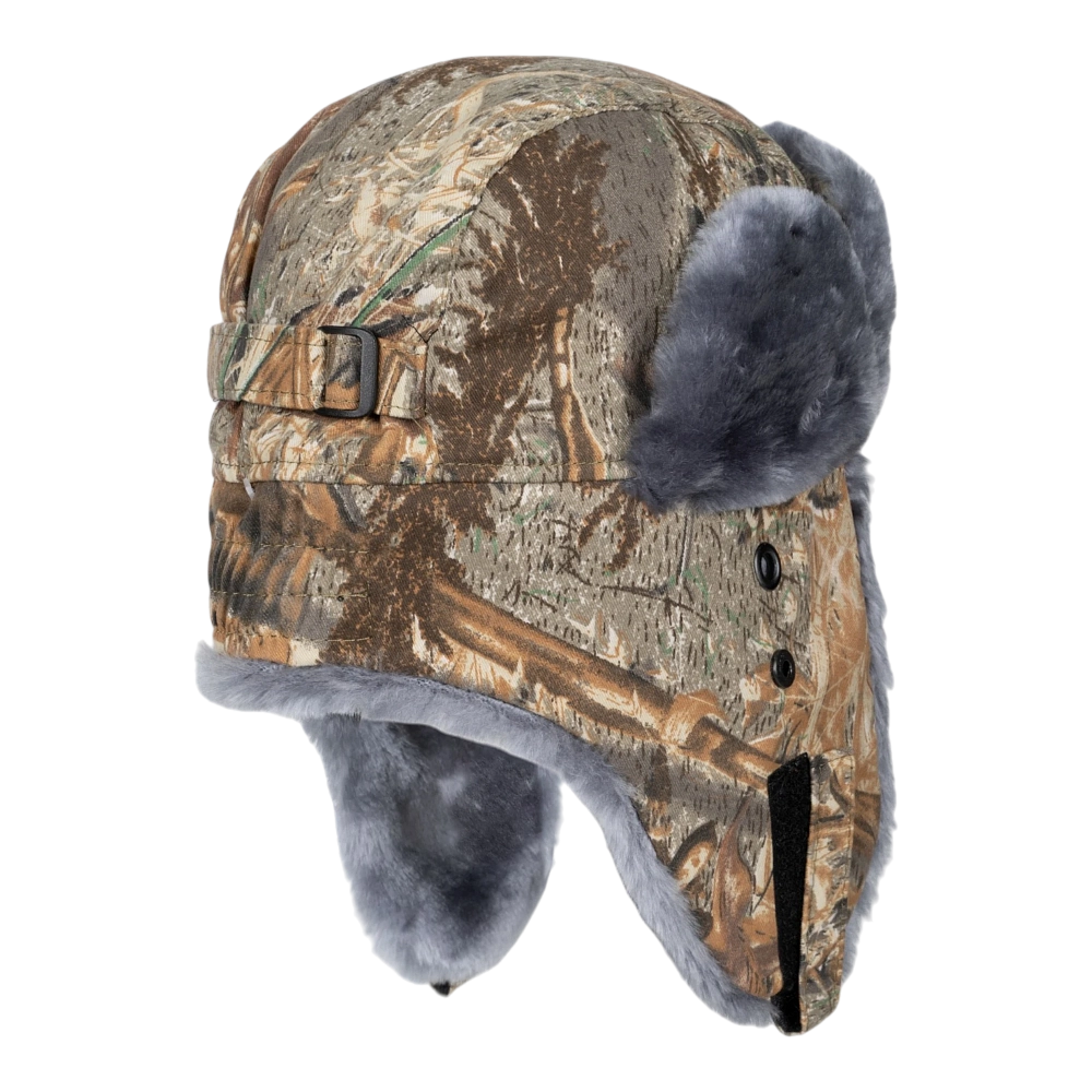 Шапка ушанка утепленная Ангара / смесовая ткань / тросник-2 ((59-60)). Фото №4