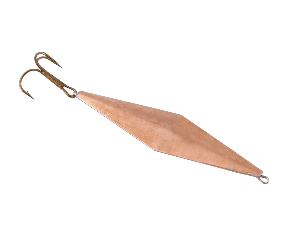 Блесна зимняя DIXXON-RUS "Ромб-Т" (медь) (6,5гр) (3шт) блистер. Фото №1