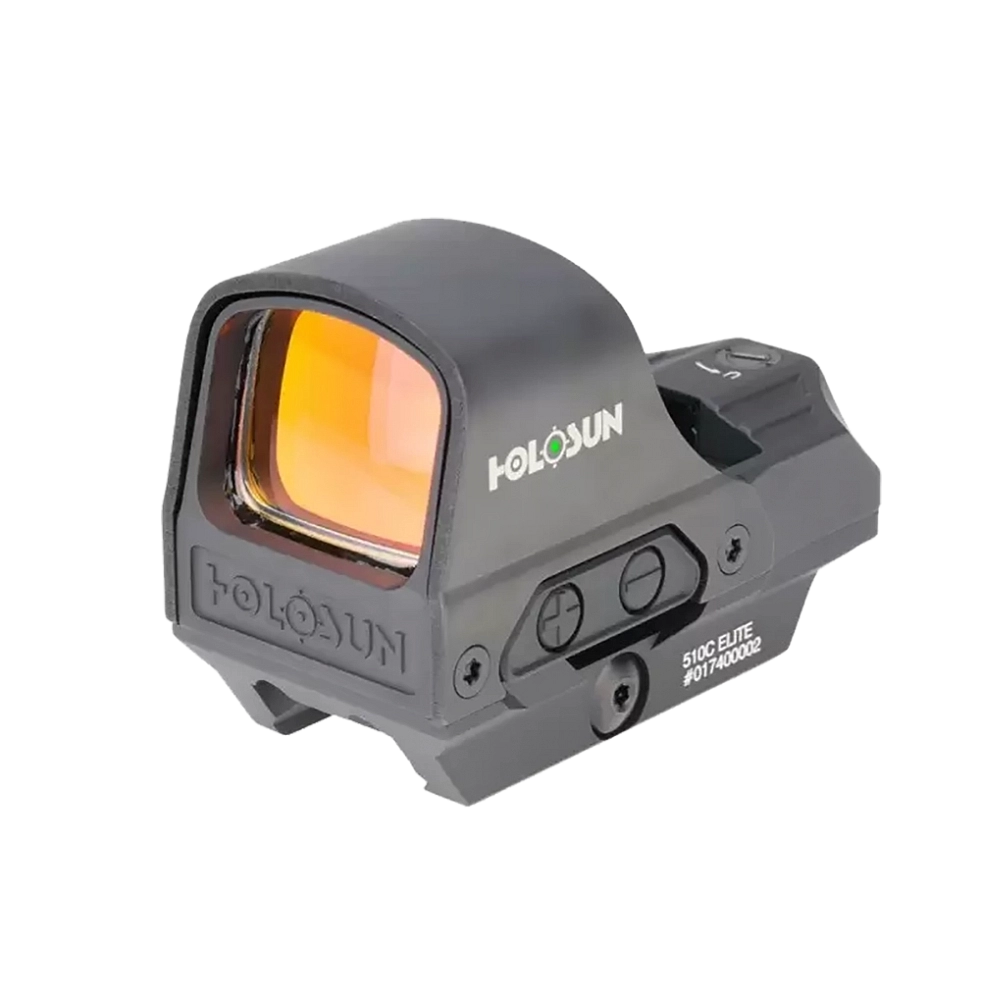 Коллиматорный прицел HOLOSUN Open Elite HE510C-GR зелёная марка. Фото №1