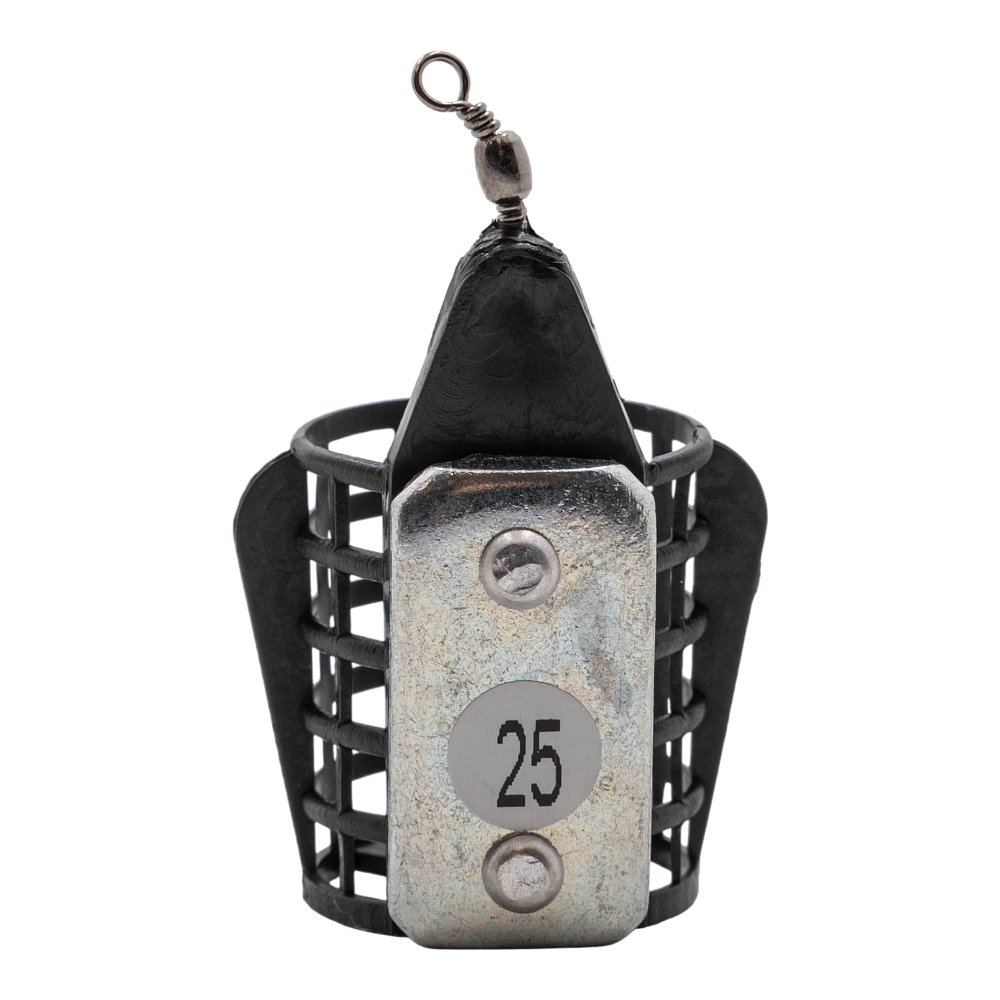 Кормушка фидерная с крыльями пласт с вертл черн 32мм 25гр. Фото №2