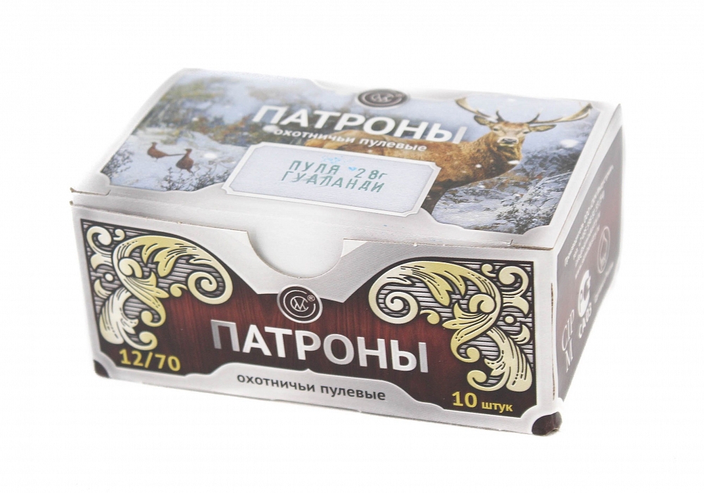 СКМ Патрон охотничий 12/70, 28 гр.пуля "Гуаланди" подкалиберн. (п. Импорт). Фото №2