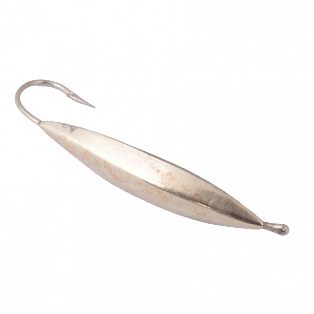 Блесна зимняя DIXXON-RUS "Лодочка" (никель) (5,2гр) (3шт) блистер. Фото №1