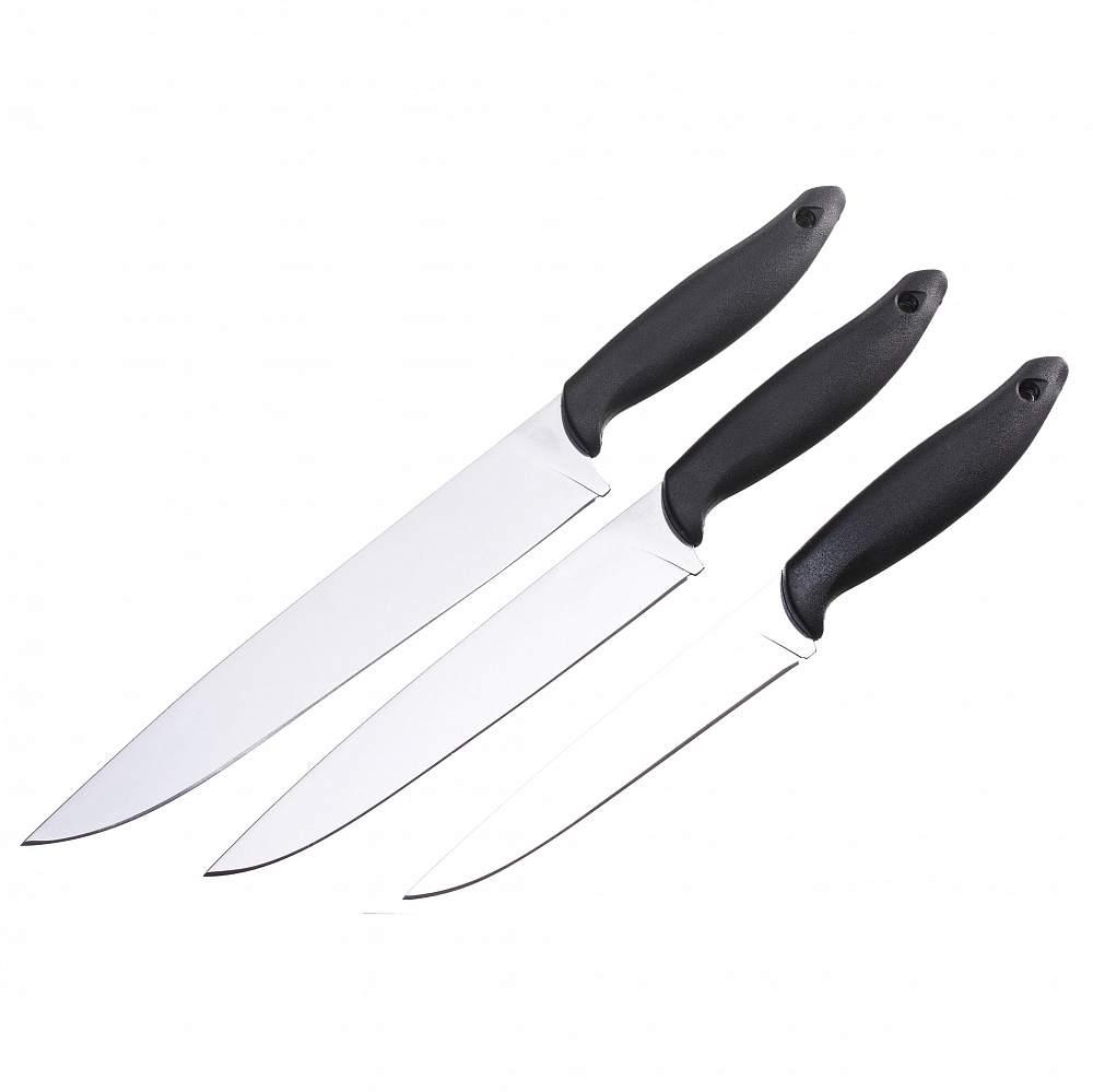 Набор кухонных ножей "Р" (эластрон, 3 шт.). Фото №3