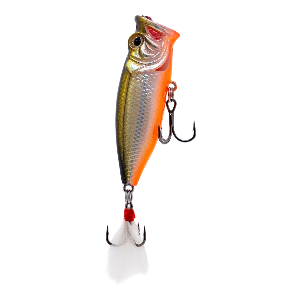Воблер Strike Pro Pike Pop Mini 45, 45мм, 4 гр, цвет: SH-002B#612T. Фото №3 Воблер Strike Pro Pike Pop Mini 45, 45мм, 4 гр, цвет: SH-002B#612T. Фото №3