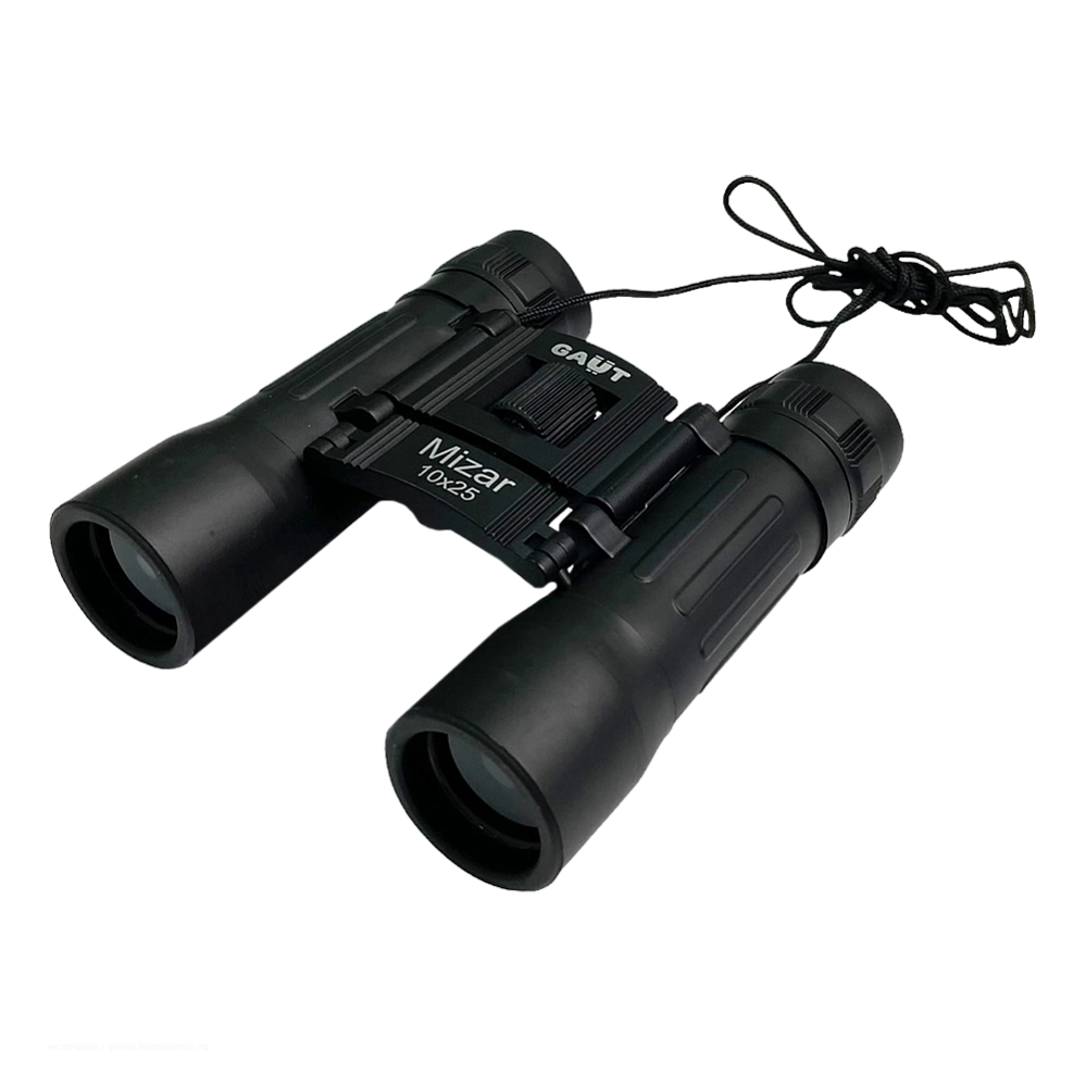 Бинокль GAUT Mizar 10x25, Roof-призмы BK7 черный. Фото №1 Бинокль GAUT Mizar 10x25, Roof-призмы BK7 черный. Фото №1