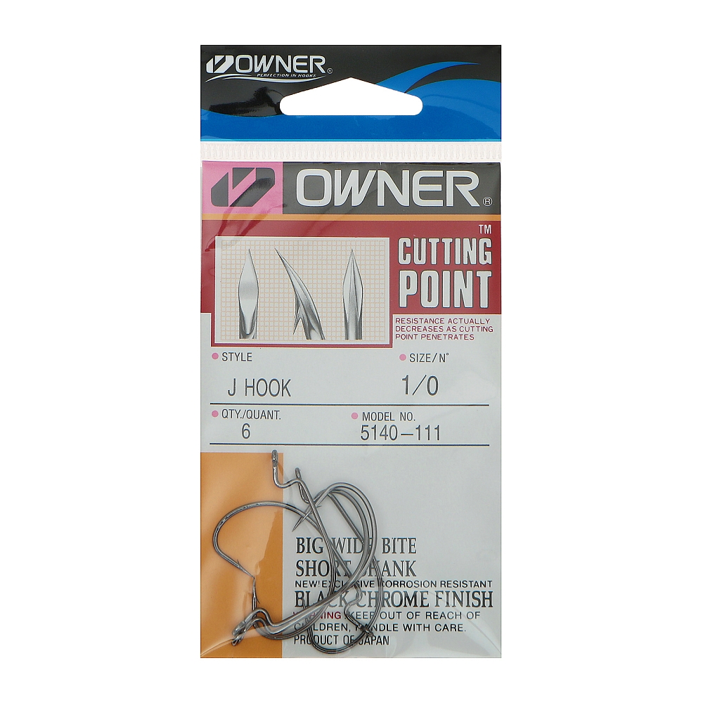 Крючок Owner № 5140 (B-91) №5/0 (5шт.) . Фото №2