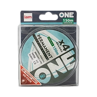 Плетеная леска №ONE PERMANENT Х4-150 (green) d0.20