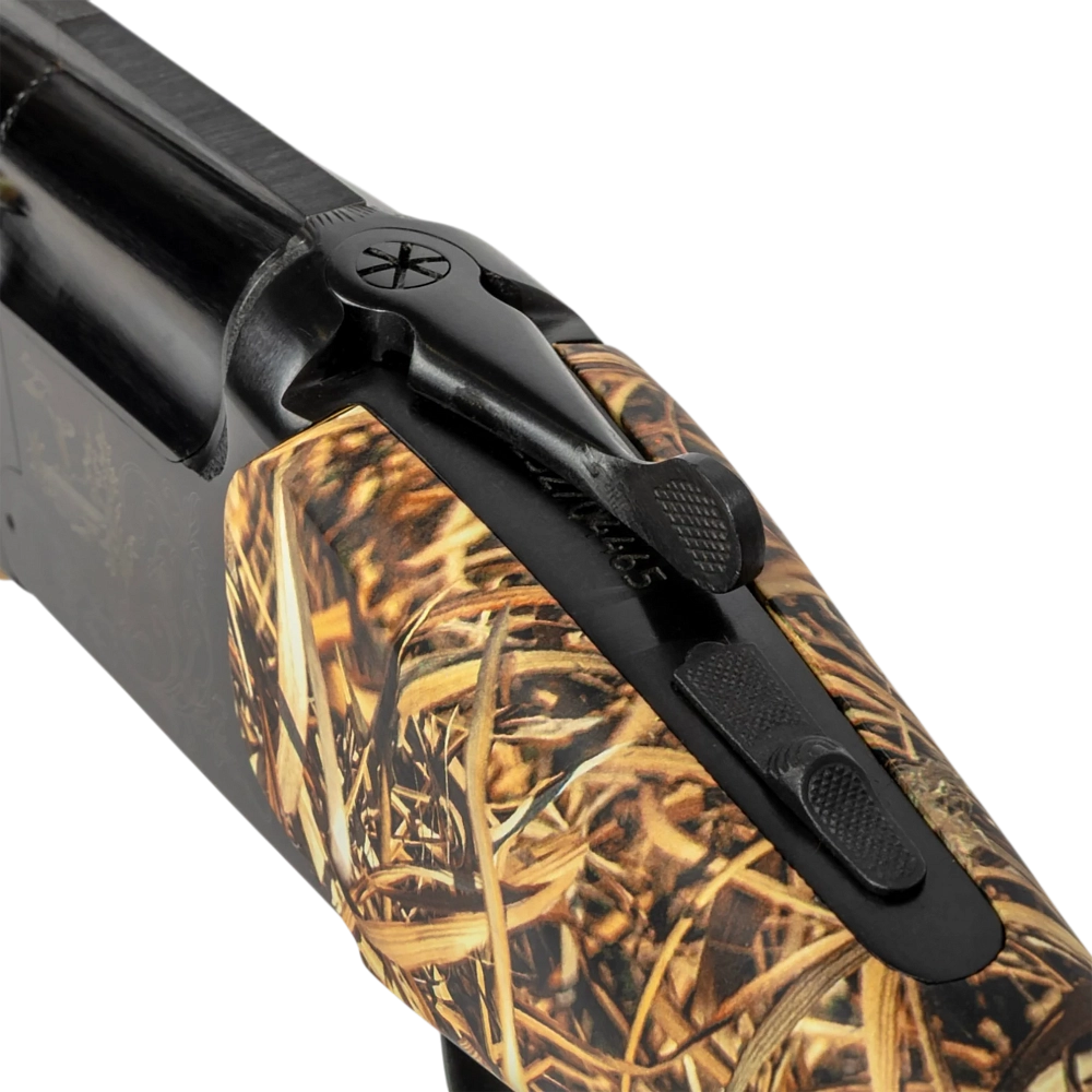 Ружье МР-27М 12/76 Русич орех камуфляж Камыш желтый,Soft Touch,комп. д/ч L-725. Фото №14