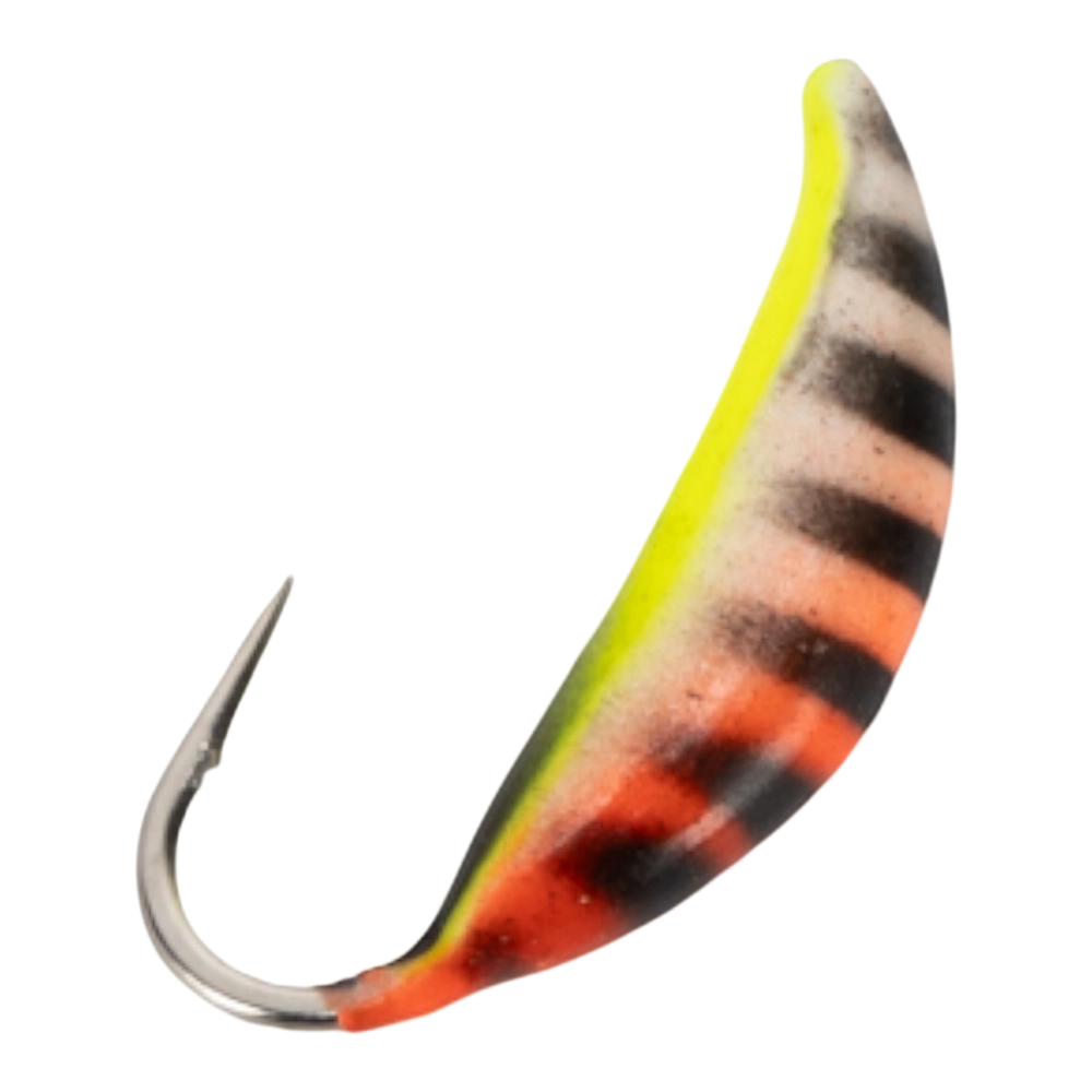 Мормышка Eco Deluxe Супер-банан с ушком 2,5мм, #053 окрашенная (5 шт). Фото №1 Мормышка Eco Deluxe Супер-банан с ушком 2,5мм, #053 окрашенная (5 шт). Фото №1