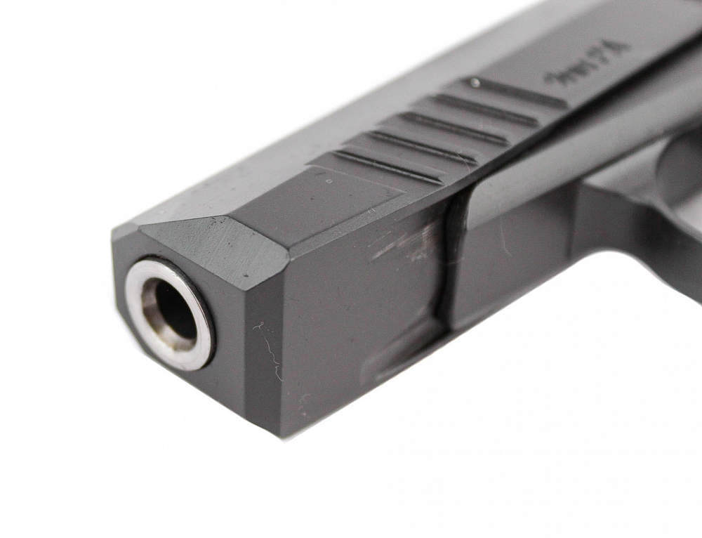 Пистолет ООП П-М17Т, 9 мм Р.А.(Рукоятка Дозор, новый дизайн, затвор нержавейка). Фото №2