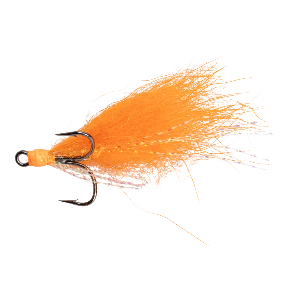 Муха жерех уп 3шт коза шартр тройник BN 6 с люрекс. Фото №1