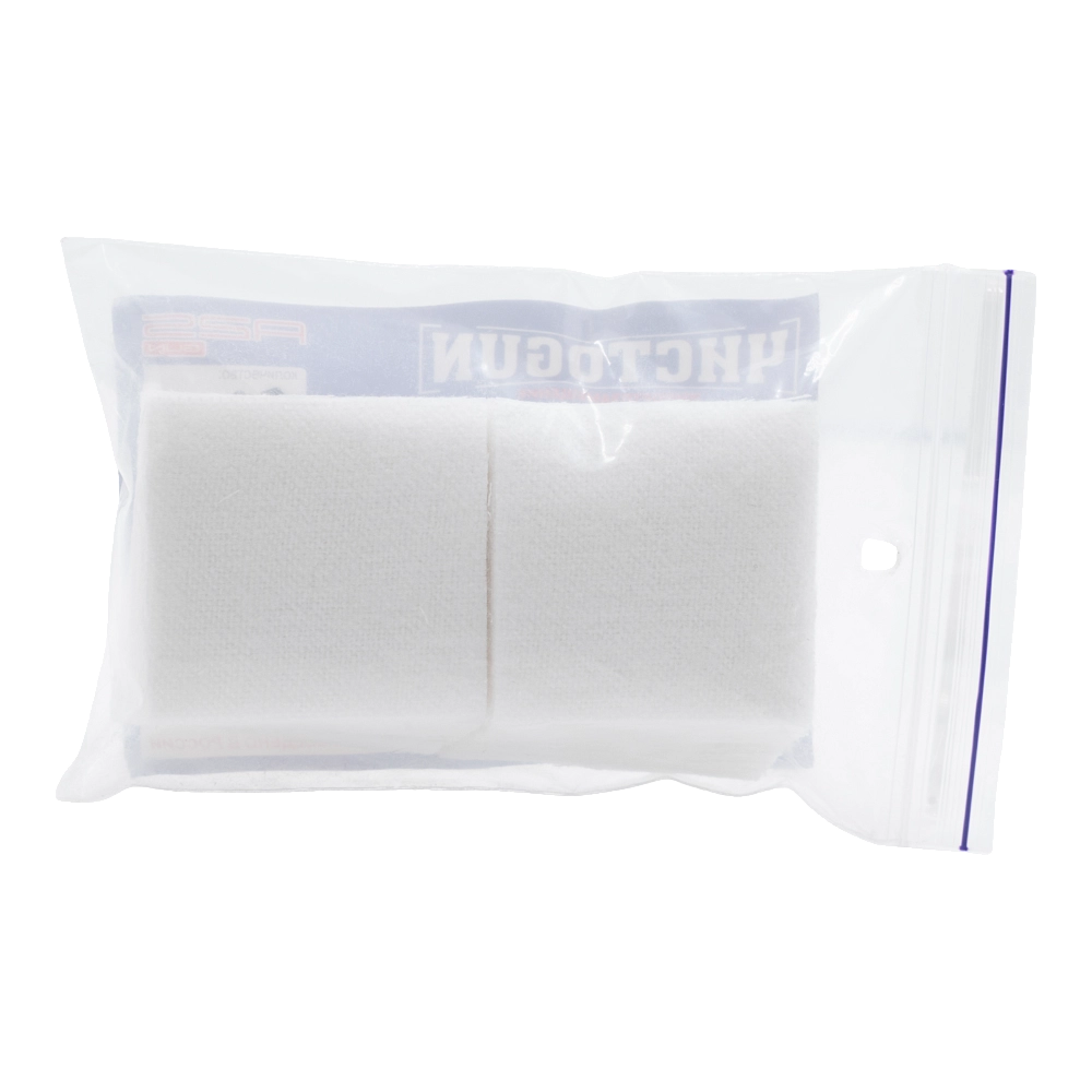 Патчи ЧИСТОGUN фланель, калибр .25-.35, квадрат 45х45 мм, 50 шт., белый. Фото №1 Патчи ЧИСТОGUN фланель, калибр .25-.35, квадрат 45х45 мм, 50 шт., белый. Фото №1