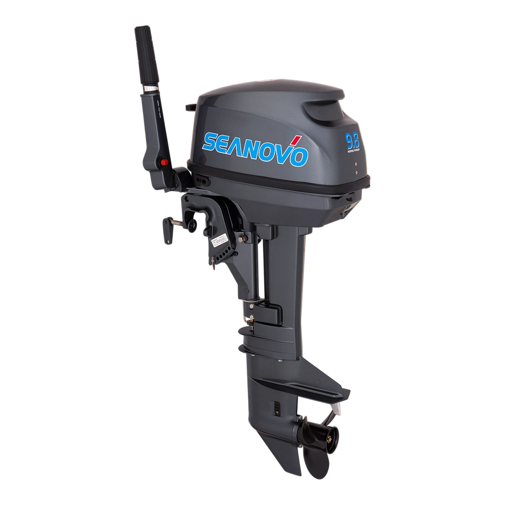Лодочный мотор Seanovo, двухтактный, 9.8 л.с., короткая нога,SN9.8FHS, вес 26 кг. Фото №1 Лодочный мотор Seanovo, двухтактный, 9.8 л.с., короткая нога,SN9.8FHS, вес 26 кг. Фото №1