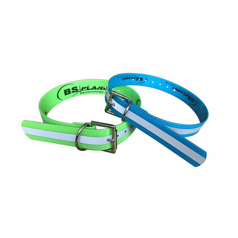 Ошейник BS Planet, 25 мм, из полиуретана (синий). Фото №2 Ошейник BS Planet, 25 мм, из полиуретана (синий). Фото №2