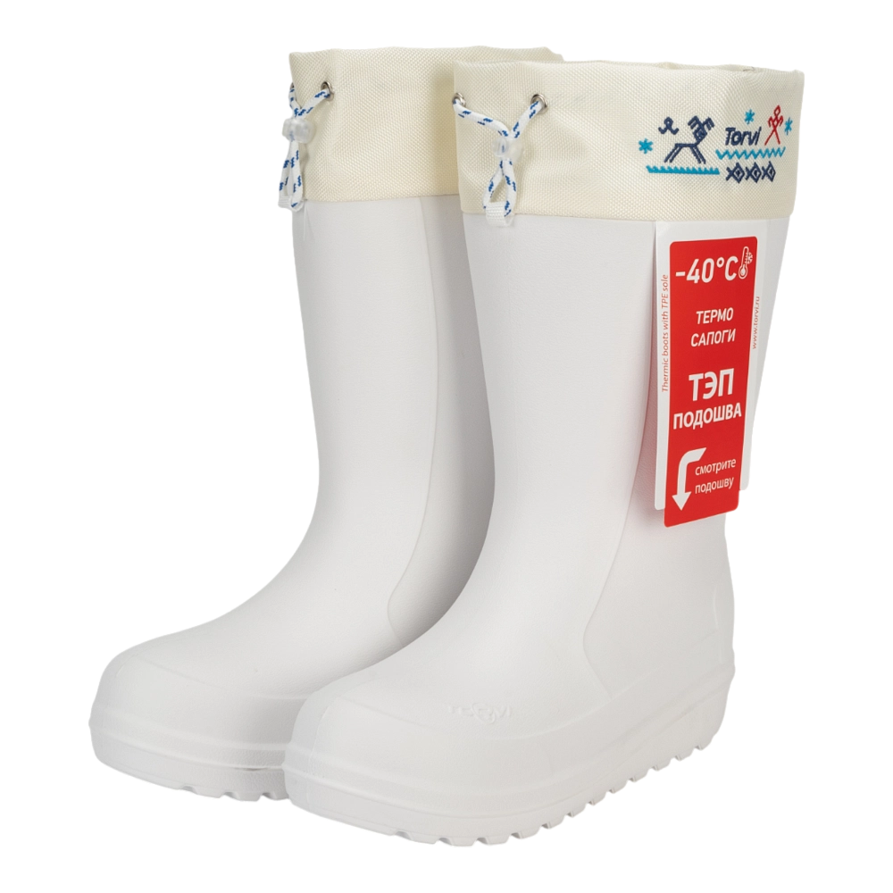 Сапоги TORVI Onega ЭВАс 4-слойным сменным вкладышем (мех) -40С р.белый 40. Фото №3
