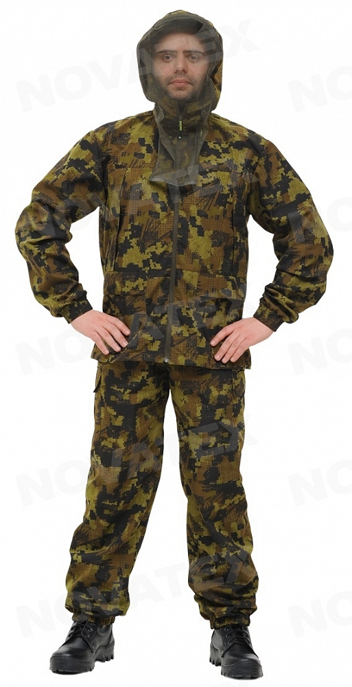 Костюм КВЕСТ «Лесовик» (сорочка, хаки) р. 48-50/170-176. Фото №1