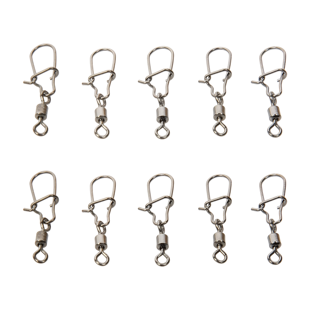 Застежка с вертлюжком Gurza - Rolling swivel/Nice Snap BN #10 10 шт./уп.. Фото №2 Застежка с вертлюжком Gurza - Rolling swivel/Nice Snap BN #10 10 шт./уп.. Фото №2