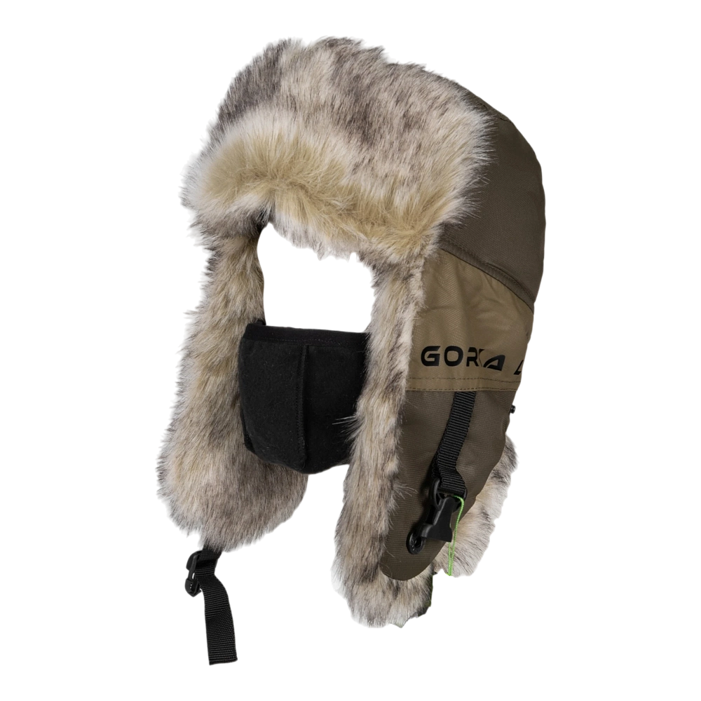 Шапка ушанка зимняя Горка-Люкс ткань Breathable Camo цвет Хаки р. 58-60. Фото №3